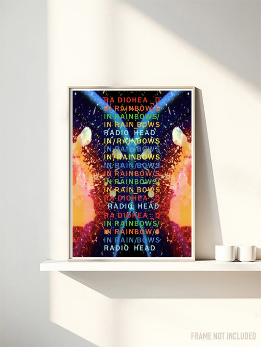 RADIOHEAD - IN RAINBOWS - Rare Portrait Music Poster, Music Decor, Band Memorabilia, Music Lover Gift