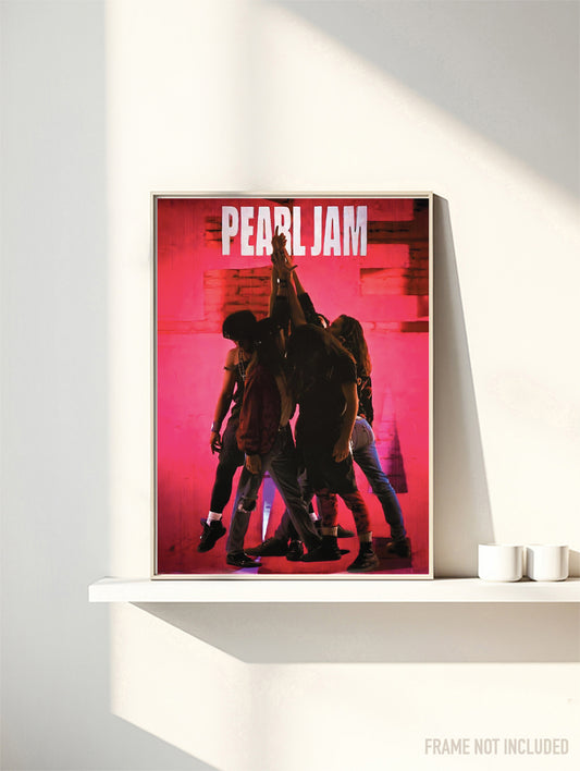 PEARL JAM - TEN - Symbios Design Rare Glossy Poster Print