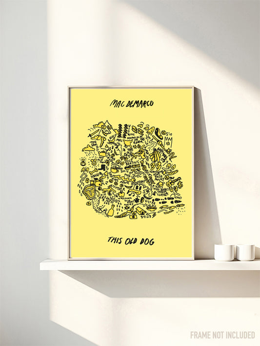 MAC DEMARCO - THIS OLD DOG - Symbios Design Rare Glossy Poster Print