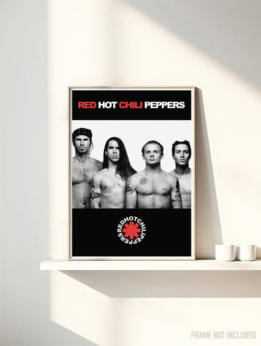 Red Hot Chili Peppers - Rare Music Poster, Music Decor, Band Memorabilia, Music Lover Gift