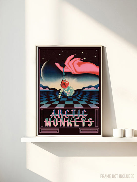 ARCTIC MONKEYS - Retro Vintage Music Poster, Music Decor, Band Memorabilia, Music Lover Gift