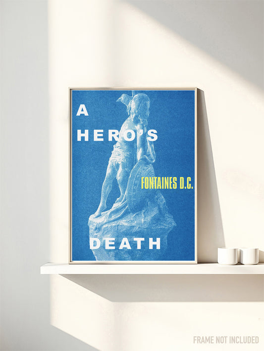 FONTAINES DC - A HERO'S DEATH - Symbios Design Rare Glossy Poster Print