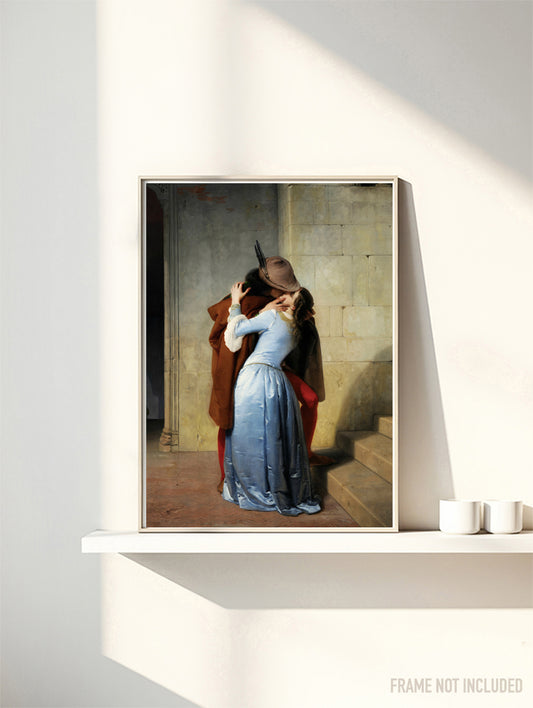 FRANCESCO HAYEZ - THE KISS- Symbios Design Rare Glossy Poster Print