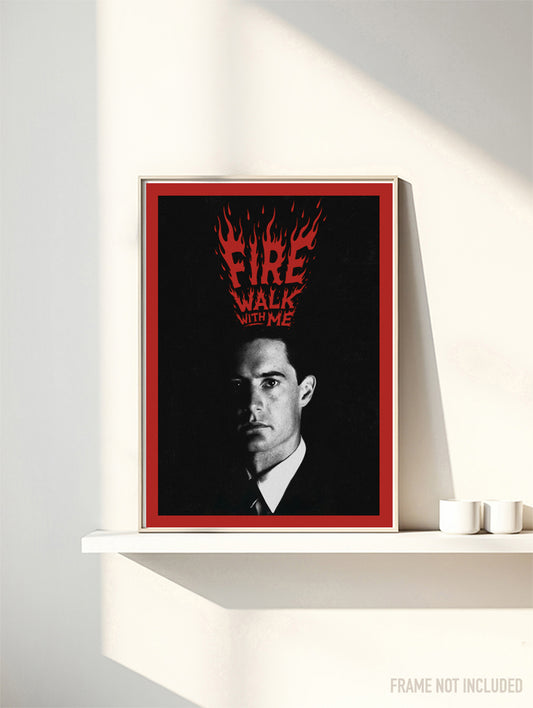 TWIN PEAKS - AGENT COOPER - FIRE WALK WITH ME - Symbios Design Rare Glossy Poster Print