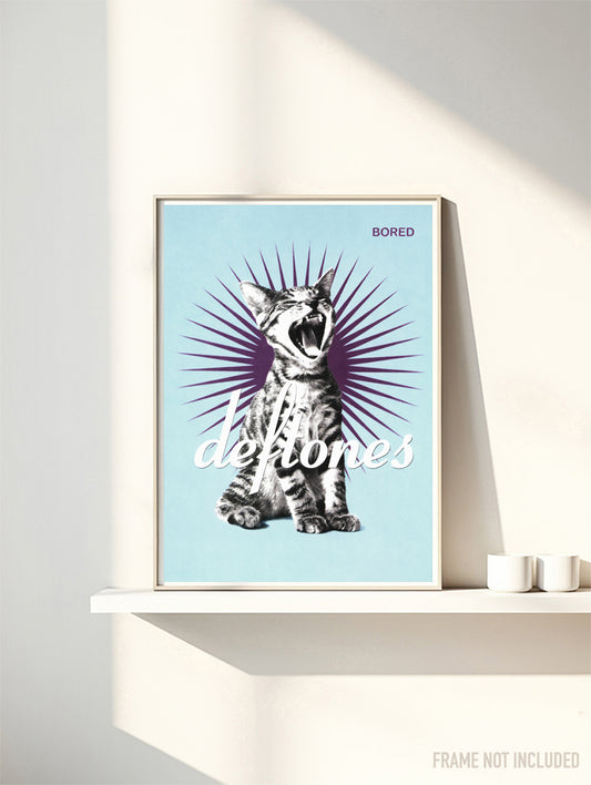 Deftones - Bored - Rare Music Poster, Music Decor, Band Memorabilia, Music Lover Gift