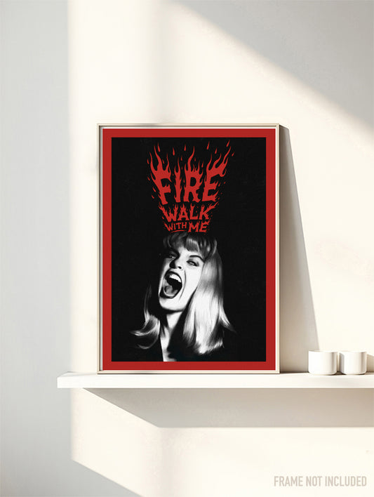 TWIN PEAKS - LAURA PALMER - FIRE WALK WITH ME - Symbios Design Rare Glossy Poster Print