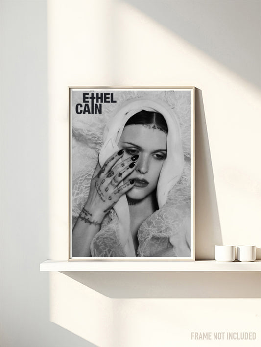 ETHEL CAIN - PORTRAIT - Rare Music Poster, Music Decor, Band Memorabilia, Music Lover Gift