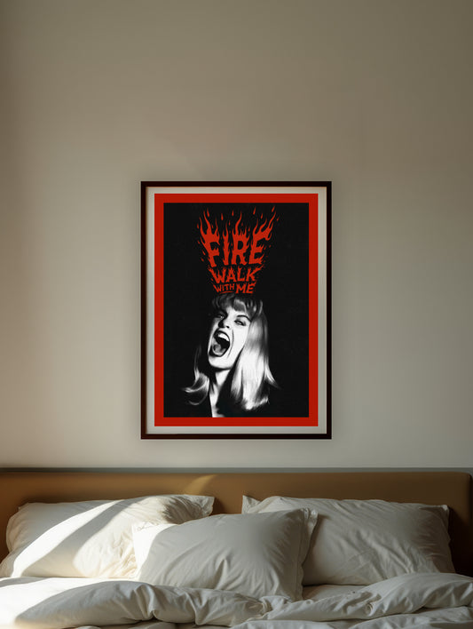 LAURA PALMER - FIRE WALK WITH ME - TWIN PEAKS - Symbios Design - Rare Glossy Print