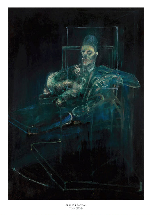 FRANCIS BACON - POPE (1958) - Symbios Design Rare Glossy Poster Print