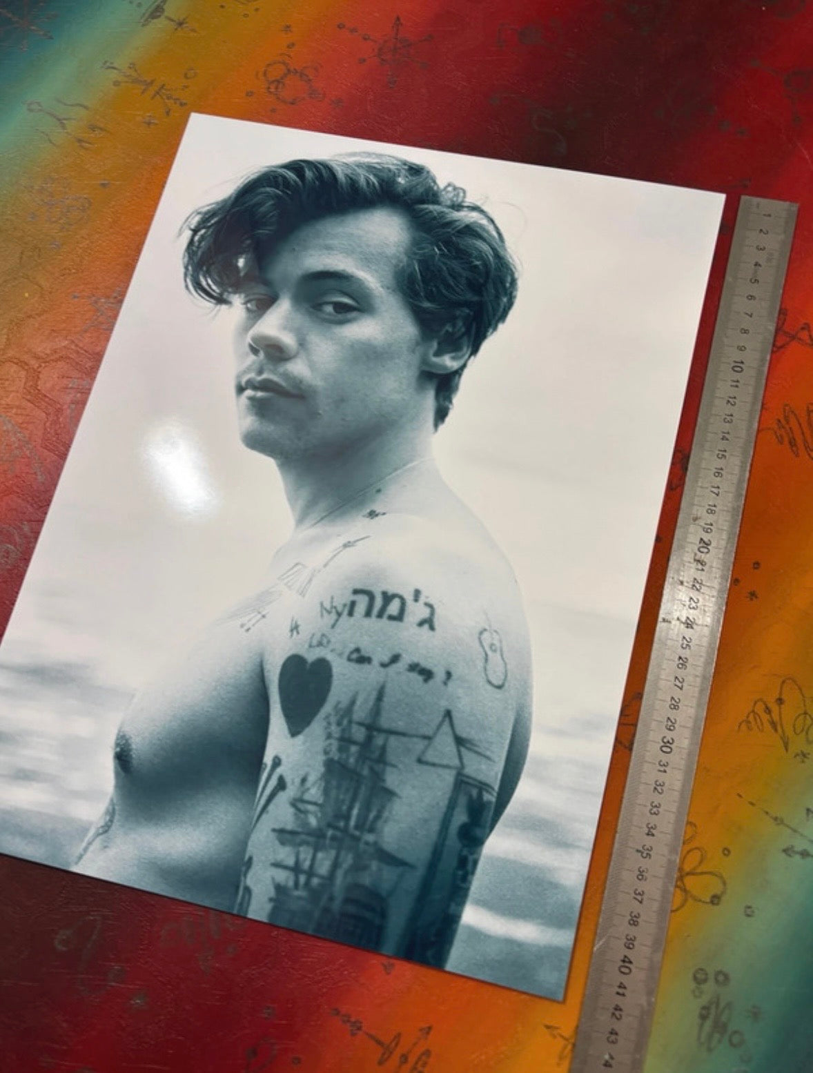HARRY STYLES - PORTRAIT - Symbios Design Rare Glossy Poster Print