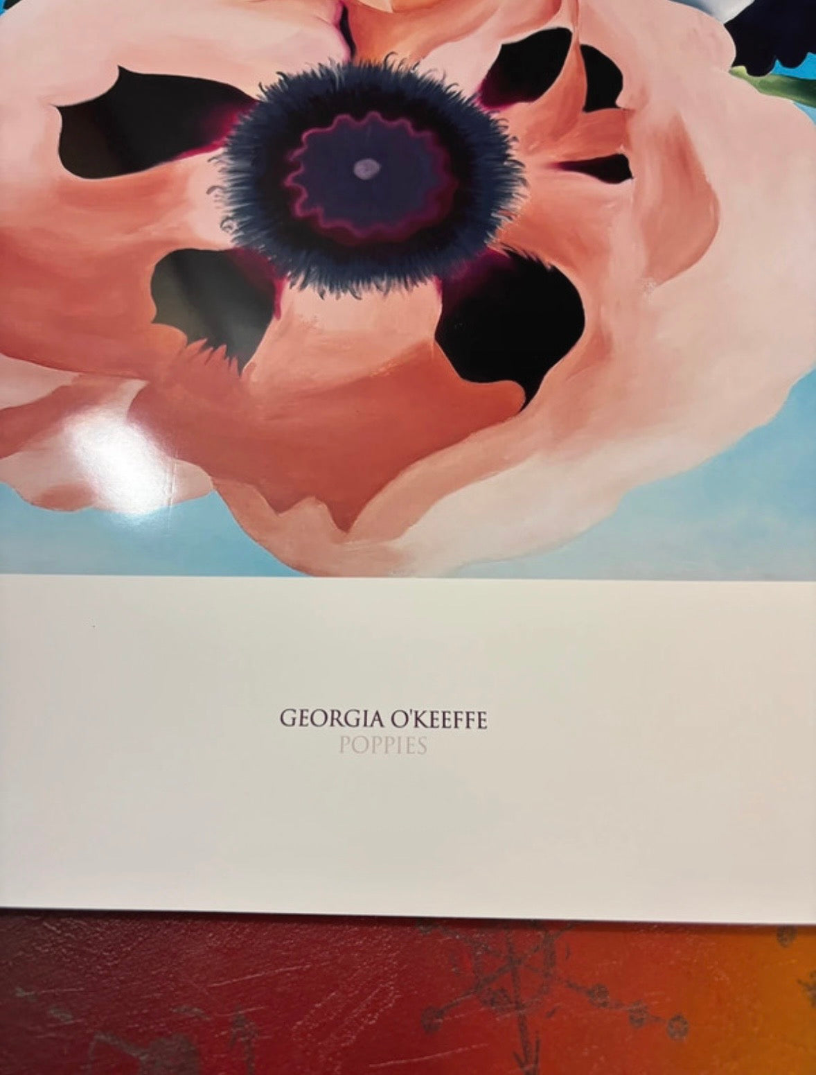 GEORGIA O'KEEFFE - POPPIES - Symbios Design Rare Glossy Poster Print