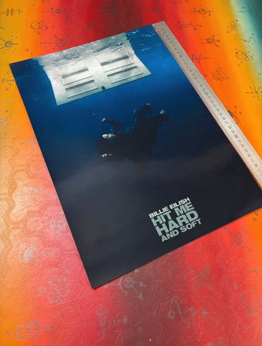 BILLIE EILISH - HIT ME HARD & SOFT - Symbios Design Rare Glossy Poster Print