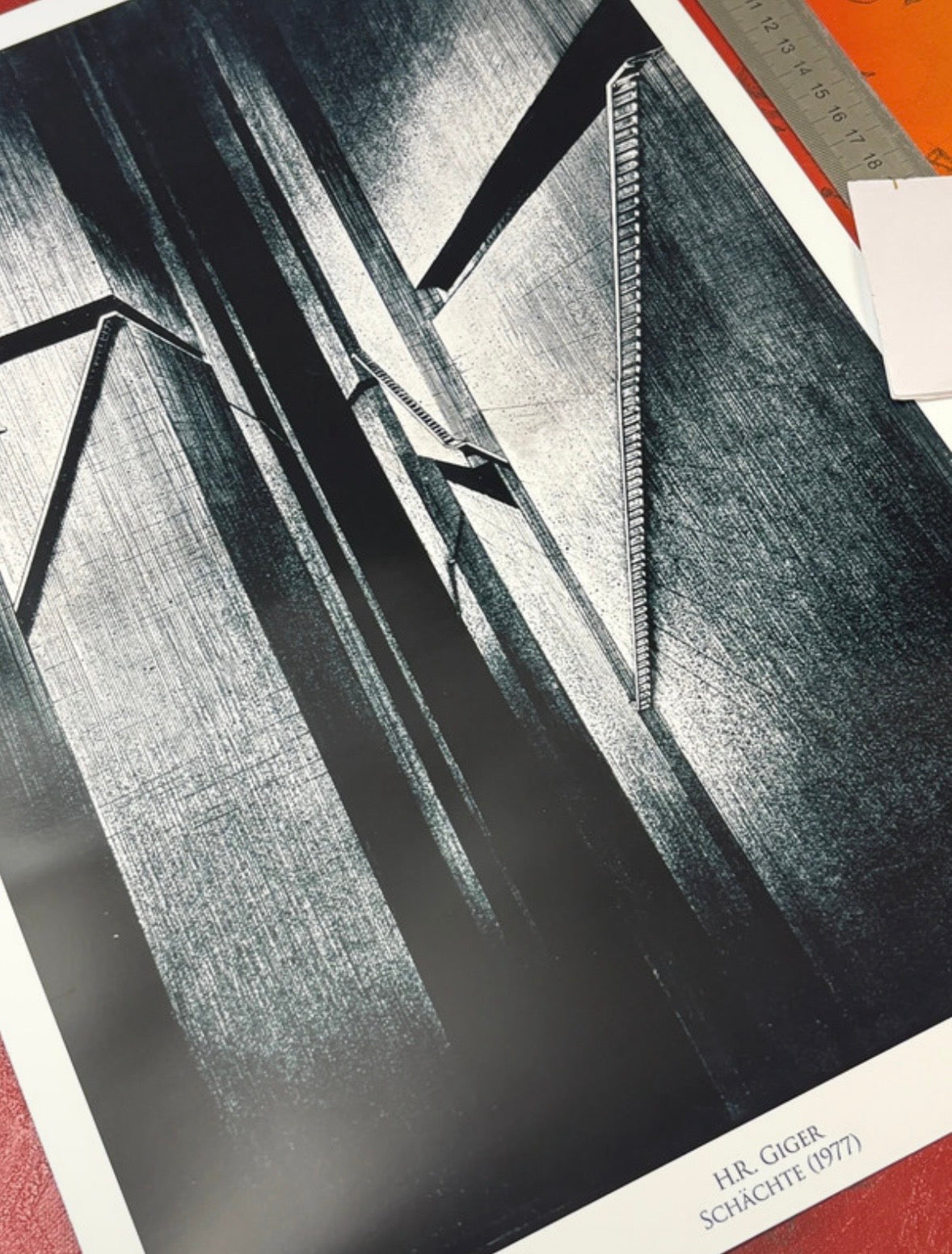 HR GIGER - SCHACHTE - Symbios Design Rare Glossy Poster Print