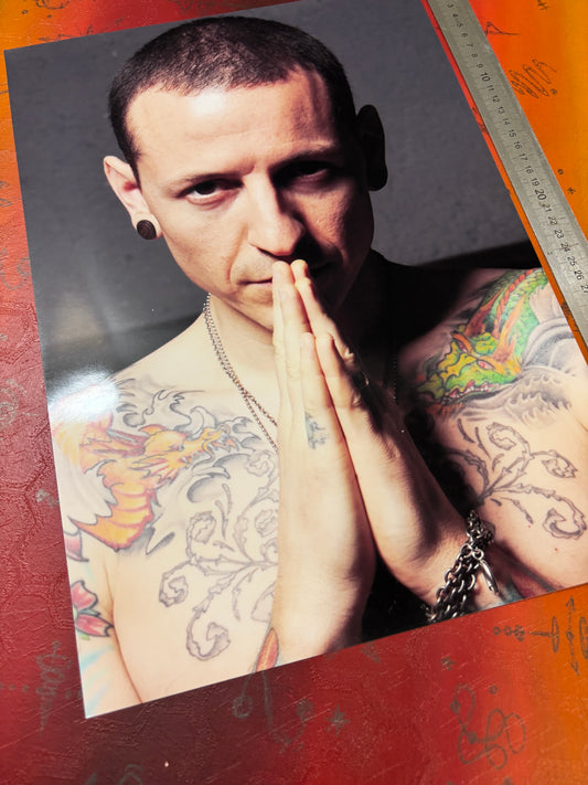 CHESTER BENNINGTON - LINKIN PARK - Symbios Design Rare Glossy Poster Print