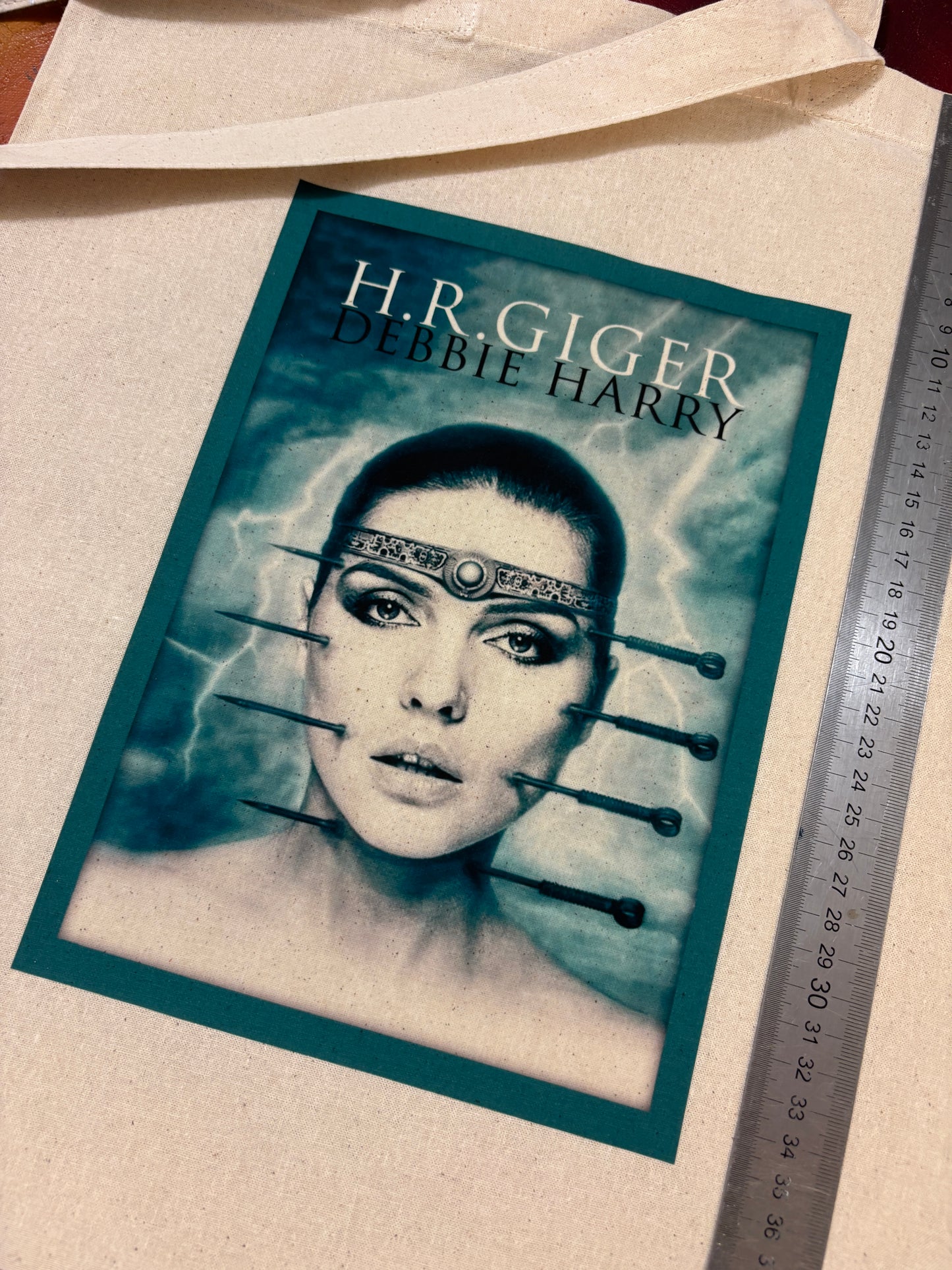 DEBBIE HARRY - H.R. GIGER - Retro Tote Bag: 90s Style, Oeko-Tex Cotton