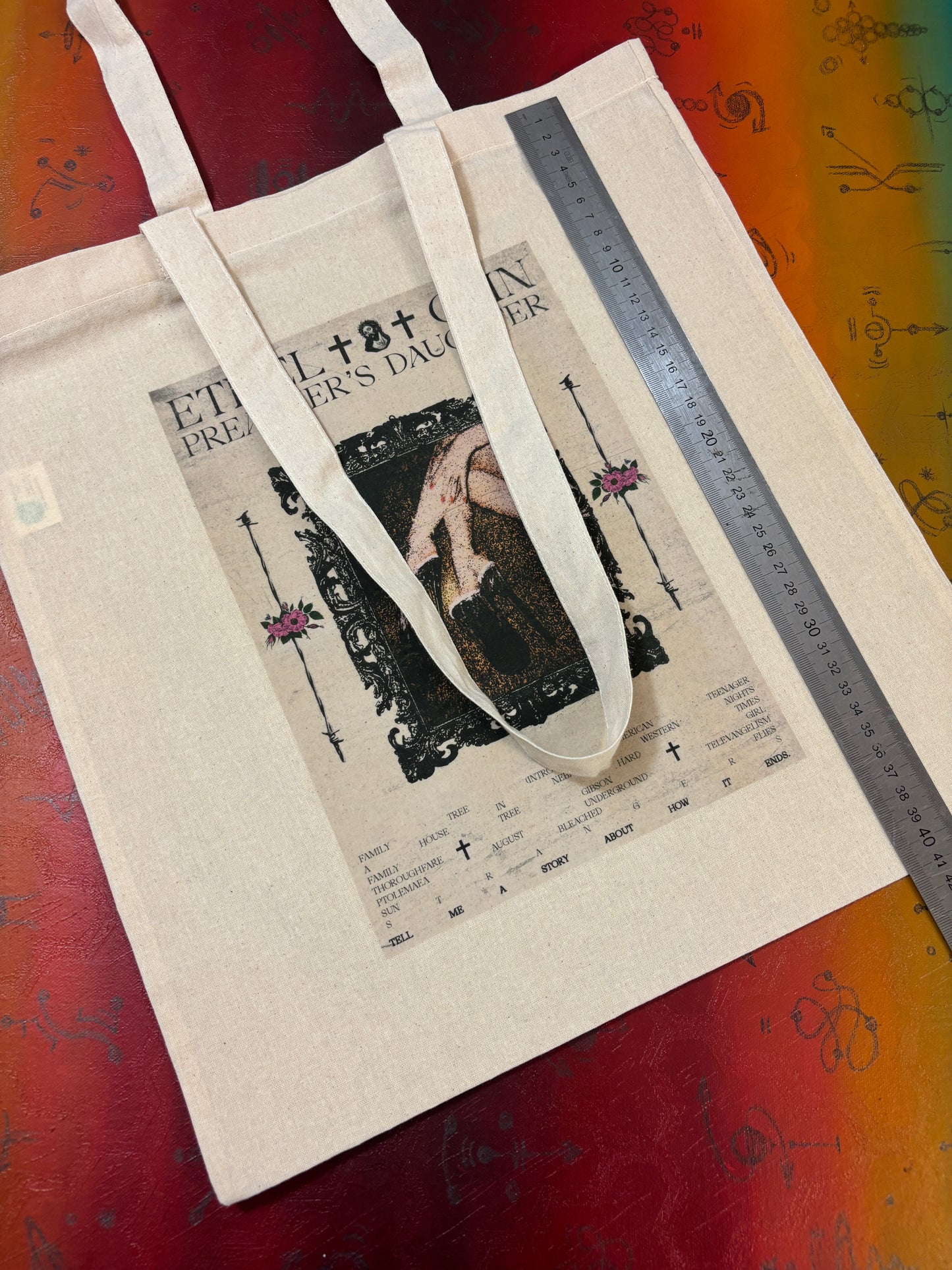 ETHEL CAIN - PREACHERS DAUGHTER - Symbios Design Tote Bag