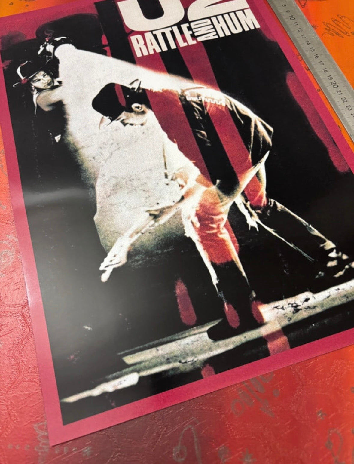 U2 - RATTLE & HUM - Symbios Design Rare Glossy Poster Print