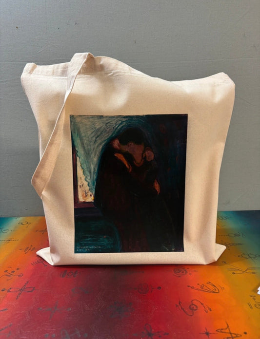EDVARD MUNCH - KISS - Symbios Design Tote Bag