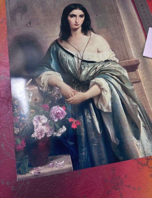FRANCESCO HAYEZ - MELANCHOLIE - Symbios Design Rare Glossy Poster Print