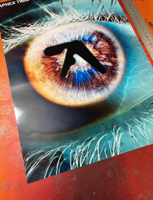 APHEX TWIN - ALL SEEING EYE - Symbios Design Rare Glossy Poster Print