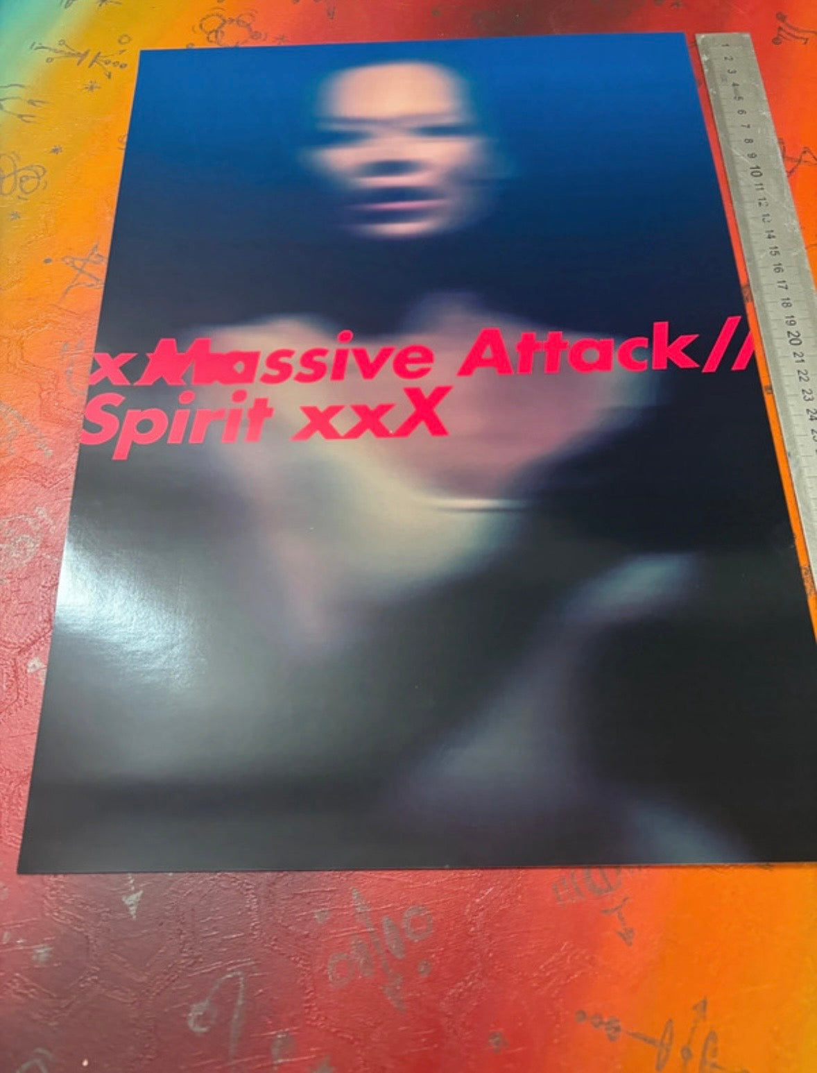 MASSIVE ATTACK - KATE MOSS - Symbios Design Rare Glossy Poster Print