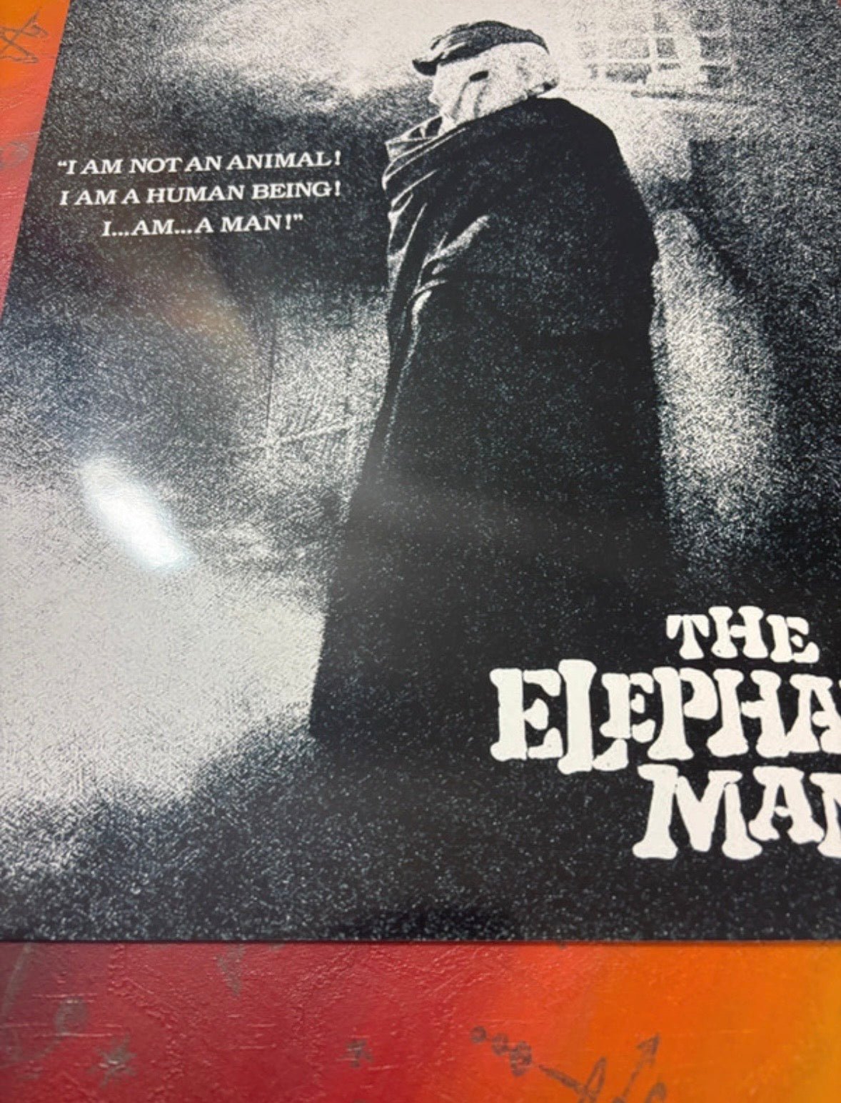 DAVID LYNCH - ELEPHANT MAN - Symbios Design Rare Glossy Poster Print