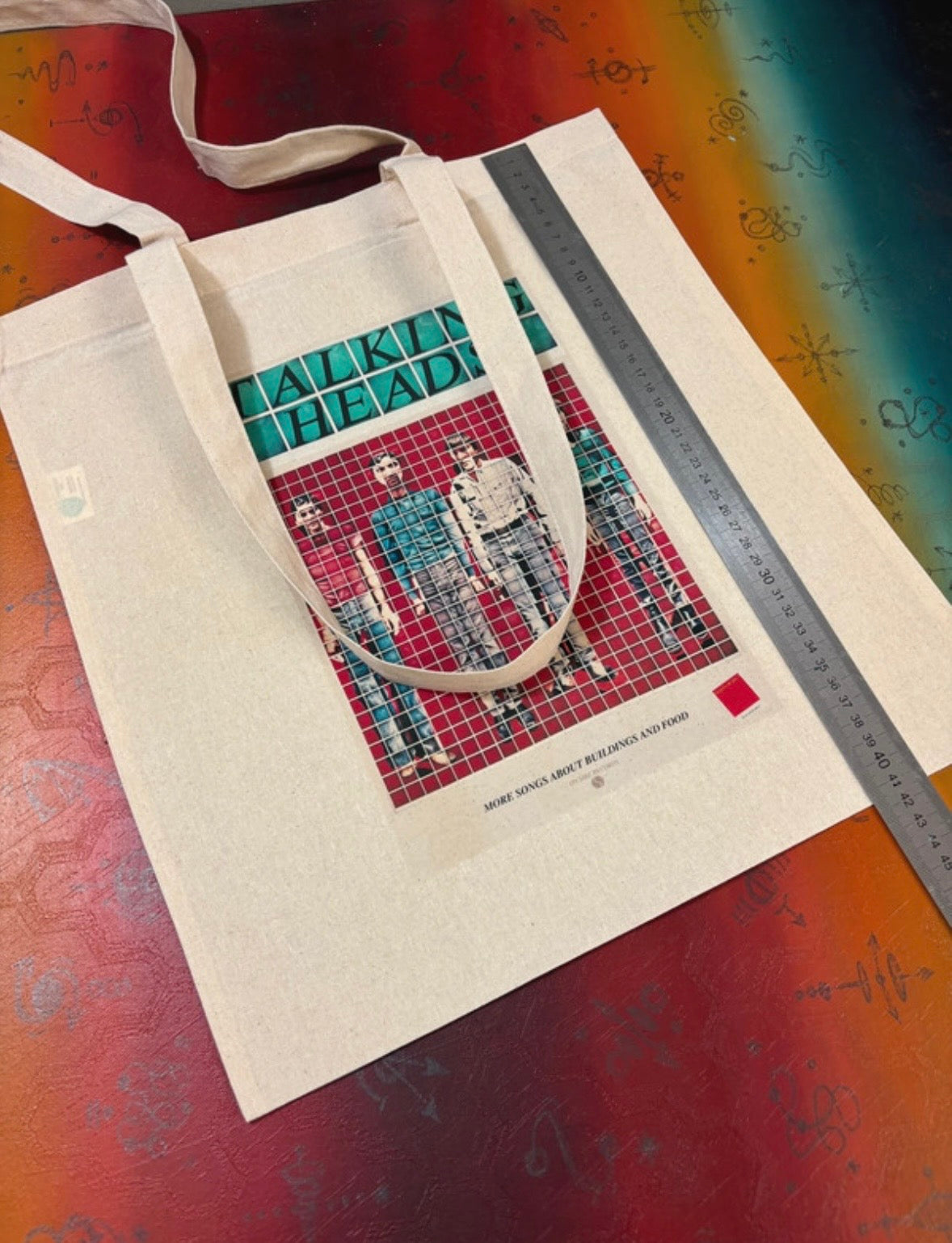 TALKING HEADS - Symbios Design Tote Bag