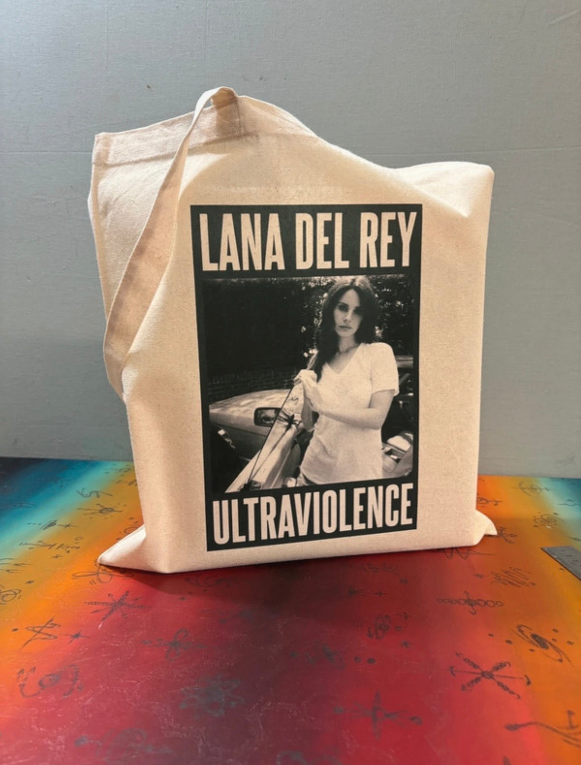 LANA DEL REY - ULTRAVIOLENCE - Symbios Design Tote Bag
