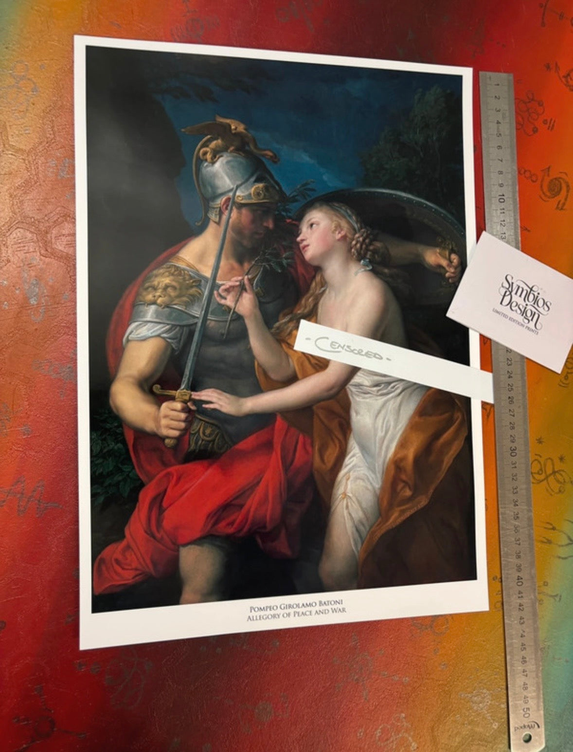 POMPEO GIROLAMO BATONI - Symbios Design Rare Glossy Poster Print