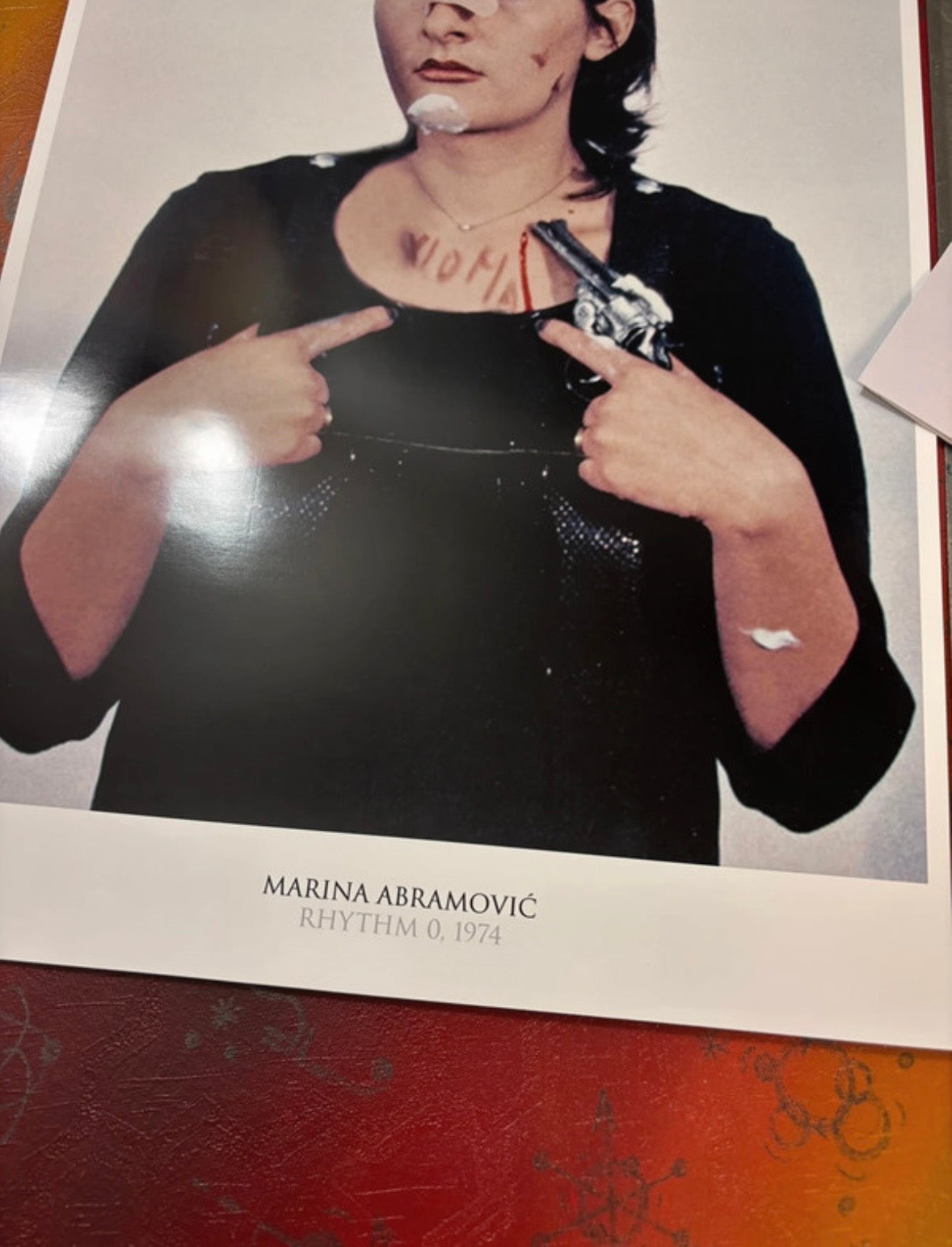 MARINA ABRAMOVIC - RHYTHM 0 - Symbios Design Rare Glossy Poster Print