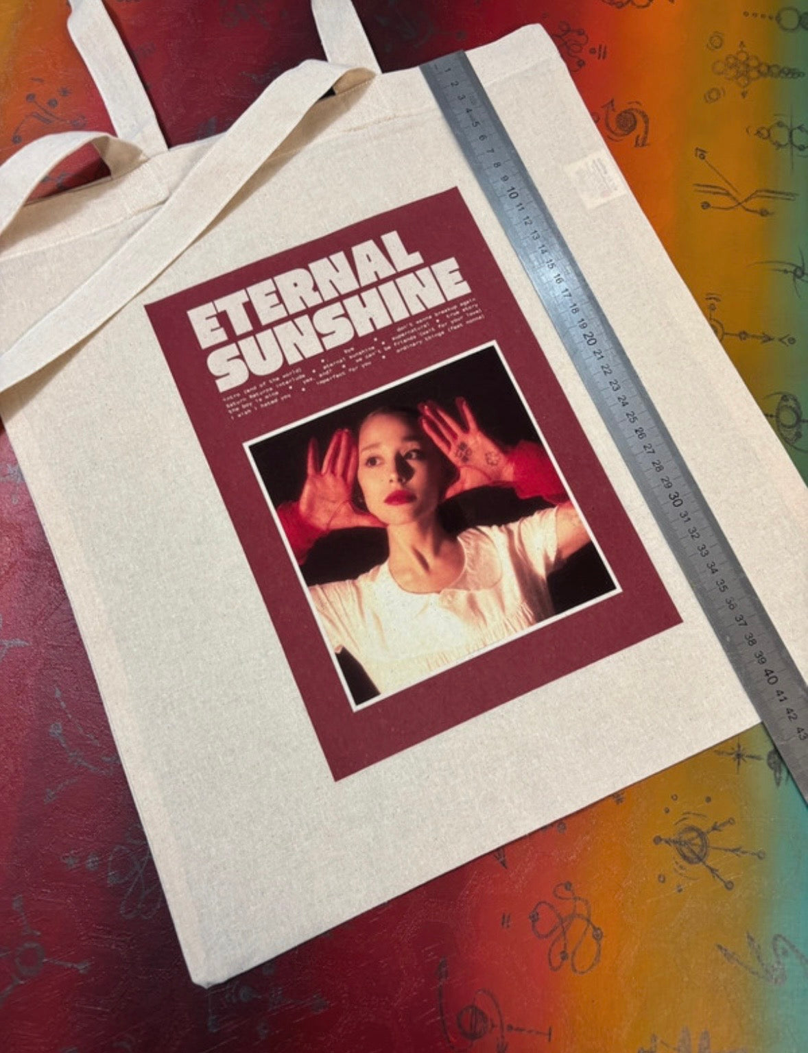 ARIANA GRANDE - ETERNAL SUNSHINE - Symbios Design Tote Bag