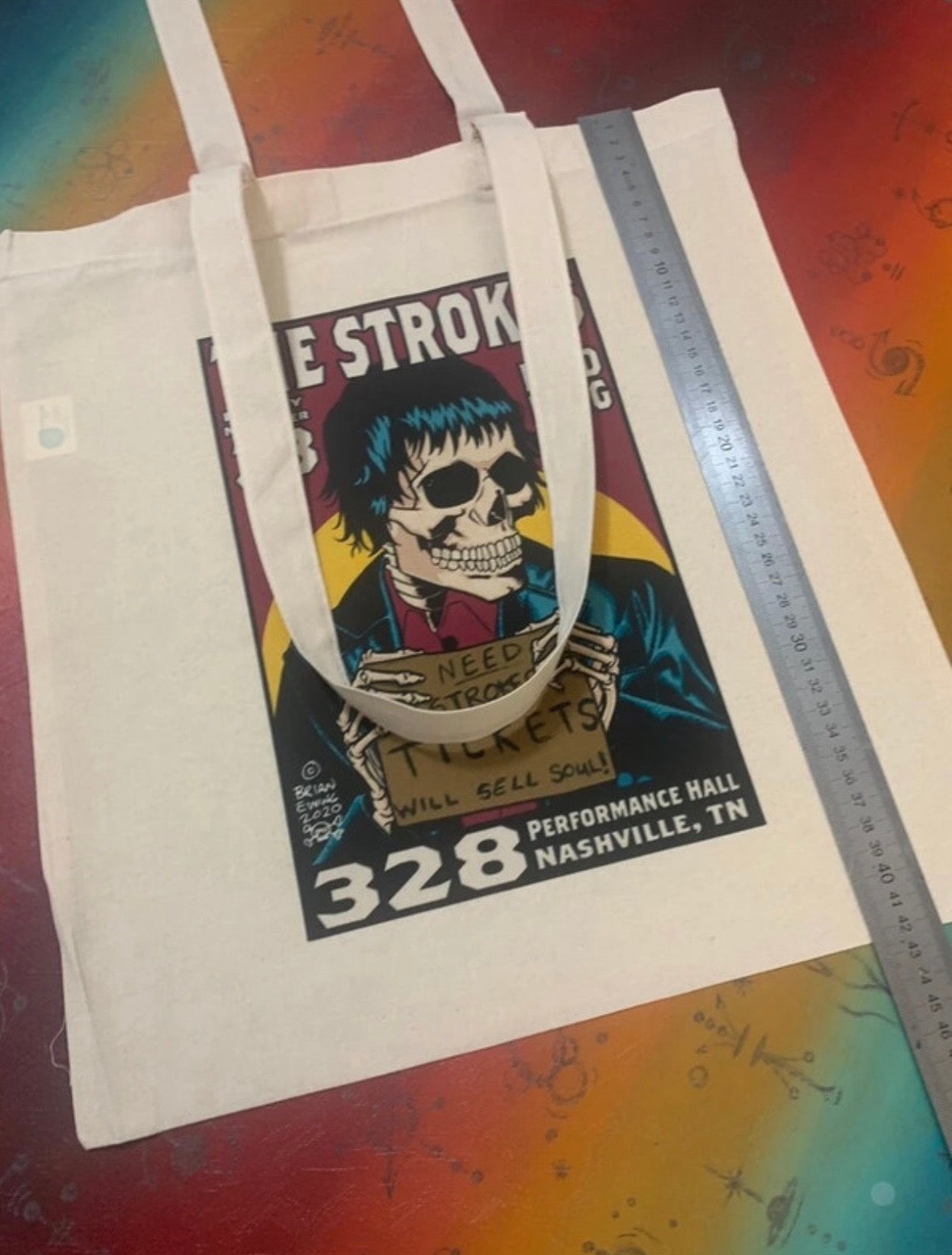 THE STROKES - TICKETS PLEASE! - Symbios Design Tote Bag