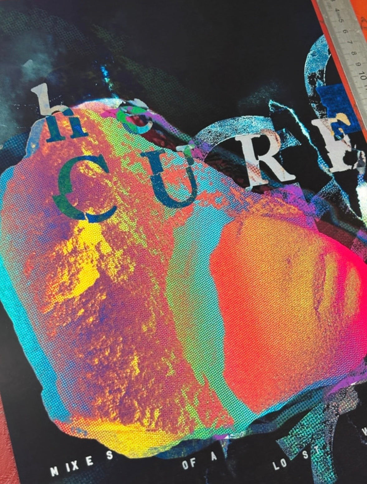 THE CURE - REMIXES OF A LOST WORLD - Symbios Design Rare Glossy Poster Print