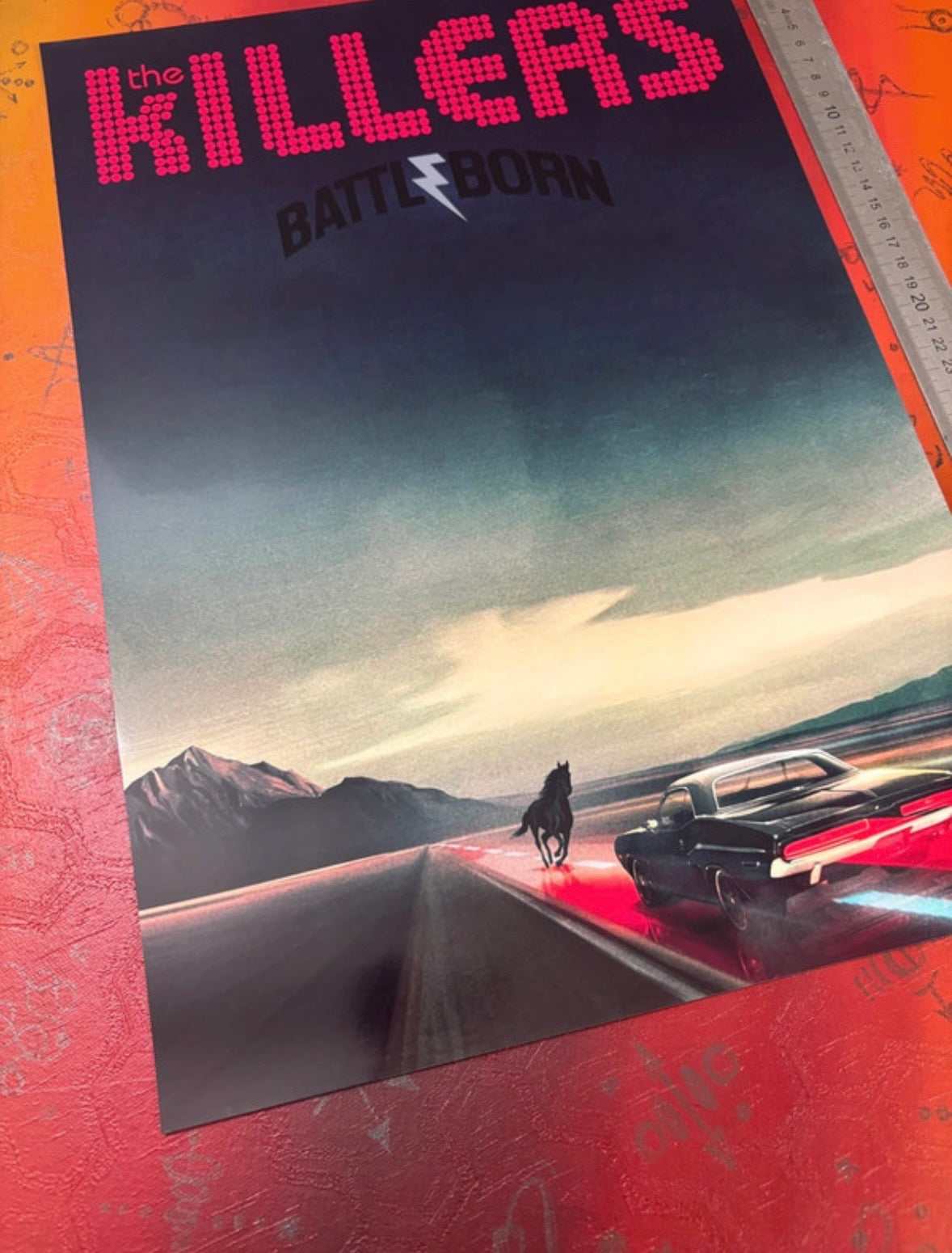 THE KILLERS - BATTLE BORN - Symbios Design Rare Glossy Poster Print