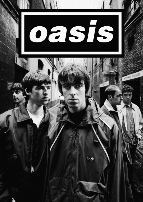 OASIS - RARE BAND PORTRAIT - Symbios Design Rare Glossy Poster Print