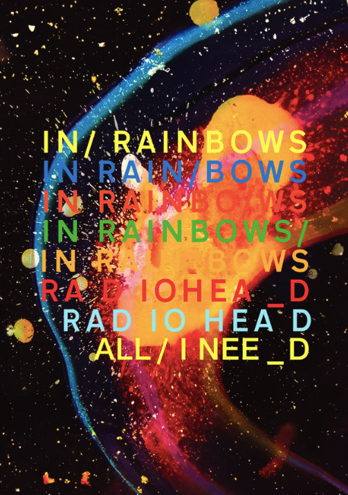 RADIOHEAD - IN RAINBOWS - ALL I NEED - Symbios Design Rare Glossy Poster Print