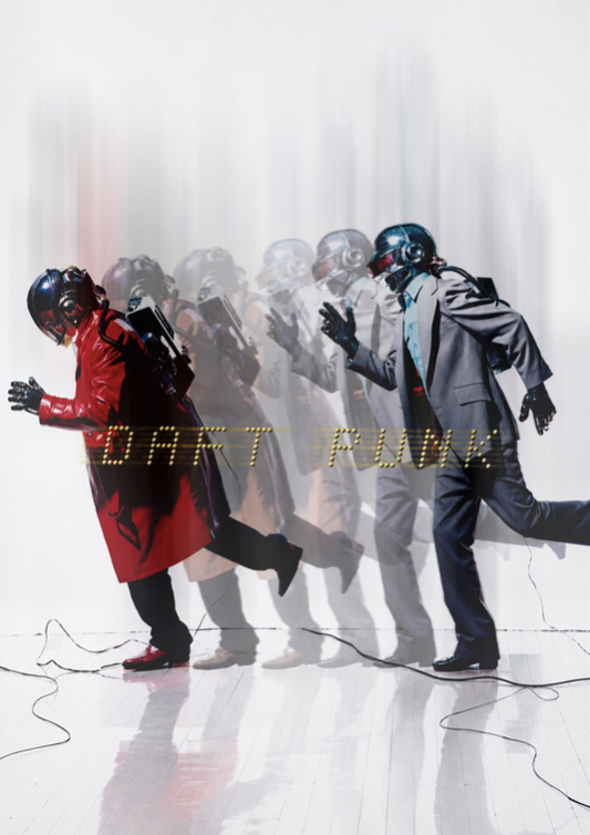 DAFT PUNK - CROSSBEATS - RETRO 1991 - Symbios Design Rare Glossy Poster Print