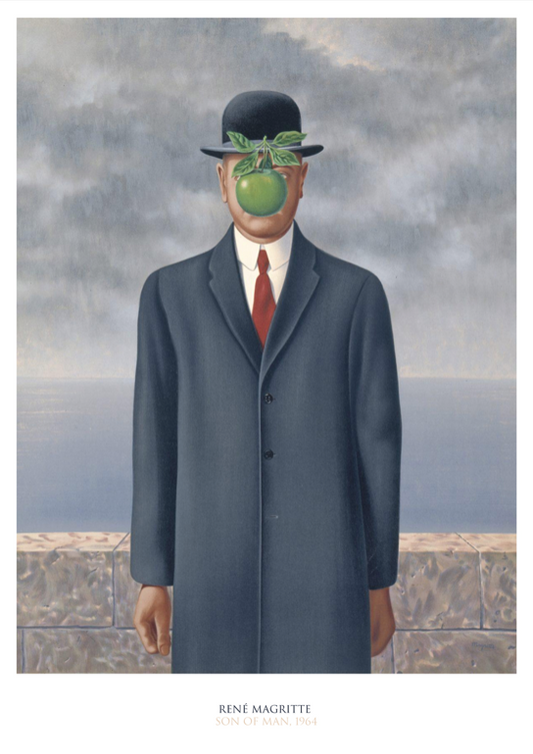 MAGRITTE - SON OF MAN - Symbios Design Rare Glossy Poster Print