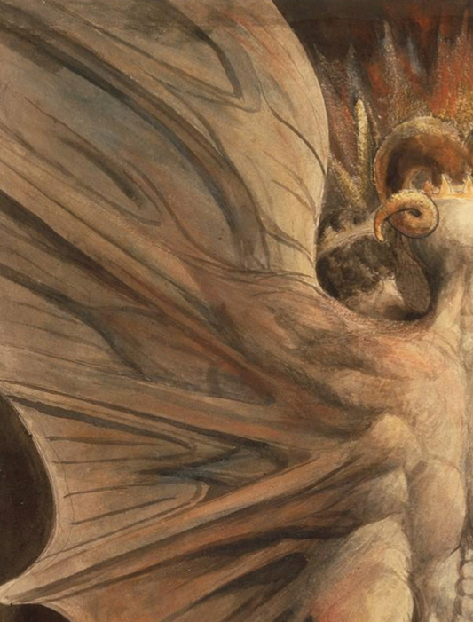 WILLIAM BLAKE - THE GREAT RED DRAGON... - Symbios Design Rare Glossy Poster Print