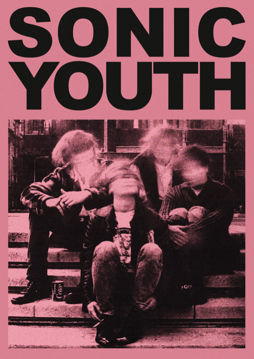 SONIC YOUTH - Symbios Design Rare Glossy Poster Print