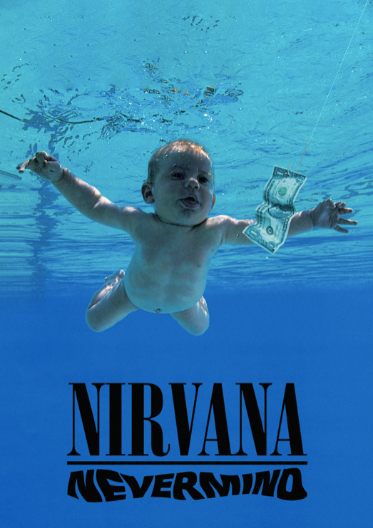 NIRVANA - NEVERMIND - Symbios Design Rare Glossy Poster Print