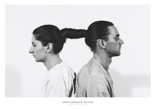 ABRAMOVIC & ULAY - RELATION IN TIME - Symbios Design Rare Glossy Poster Print