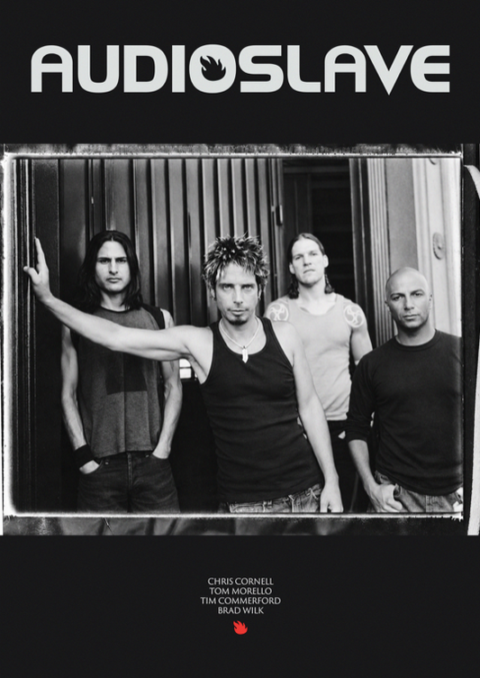AUDIOSLAVE - BAND PORTRAIT - Symbios Design Rare Glossy Poster Print