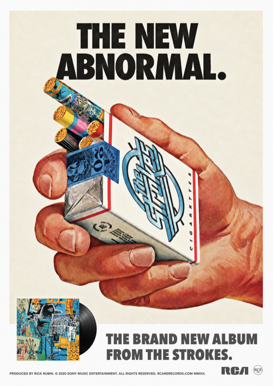THE STROKES - THE NEW ABNORMAL - Symbios Design Rare Glossy Poster Print
