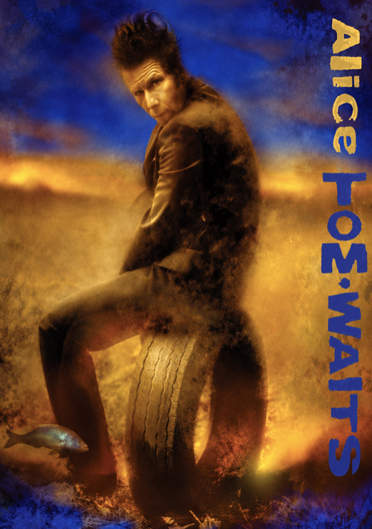 TOM WAITS - ALICE - ANIMA PORTRAIT - Symbios Design Rare Glossy Poster Print