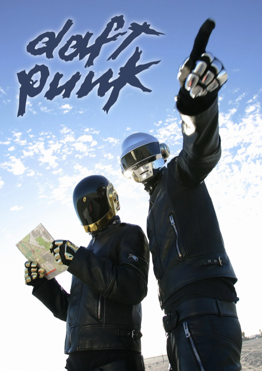 DAFT PUNK - VOYAGE - Symbios Design Rare Glossy Poster Print