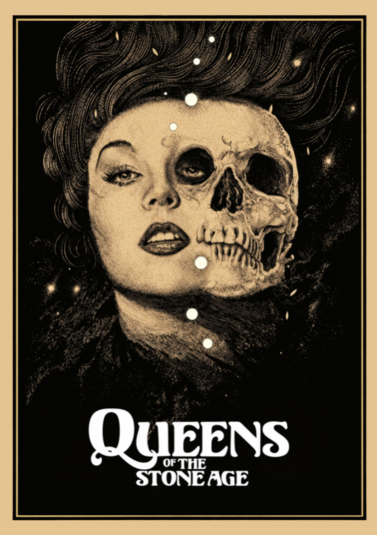 QUEENS OF THE STONE AGE - Symbios Design Rare Glossy Poster Print