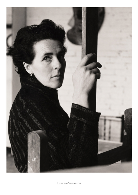 LEONORA CARRINGTON - PORTRAIT - Symbios Design Rare Glossy Poster Print
