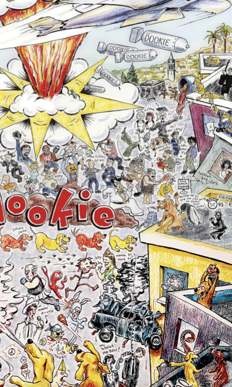 Green Day - Dookie - Music Poster, Music Decor, Band Memorabilia, Music Lover Gift