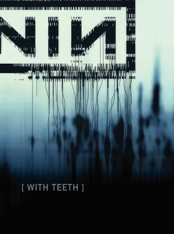 NIN - WITH TEETH - Rare Portrait Music Poster, Music Decor, Band Memorabilia, Music Lover Gift